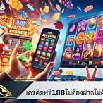 เครดิตฟรี 188 ไม่ต้องฝาก ไม่ต้องแชร์
